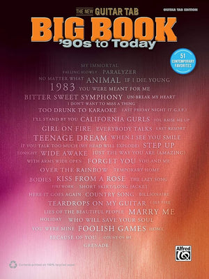 The New Guitar Big Book of Hits -- '90s to Today: 51 Contemporary Favorites (Guitar TAB) (The New Guitar TAB Big Book)
