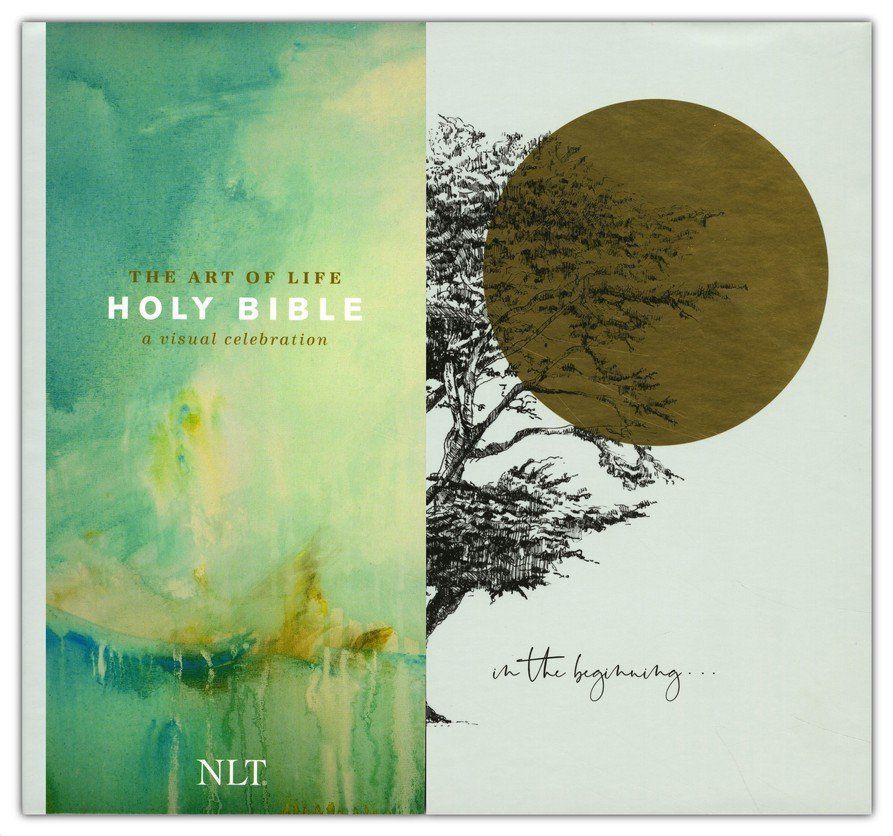 The NLT Art of Life Holy Bible: A Visual Celebration (Hardcover, Teal) *Like New*