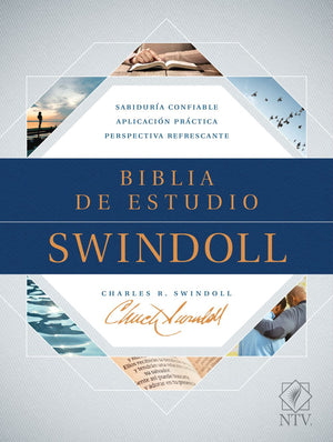Biblia de estudio Swindoll NTV (SentiPiel, Cafe/Cafe claro) (Spanish Edition)
