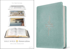 Filament Bible NLT (LeatherLike, Eucalyptus/Copper): The Print+Digital Bible