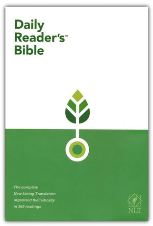 NLT Daily Reader's Bible (Hardcover, Red Letter)