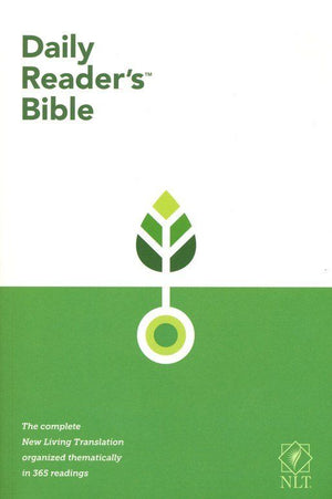 NLT Daily Reader's Bible (Softcover, Red Letter)