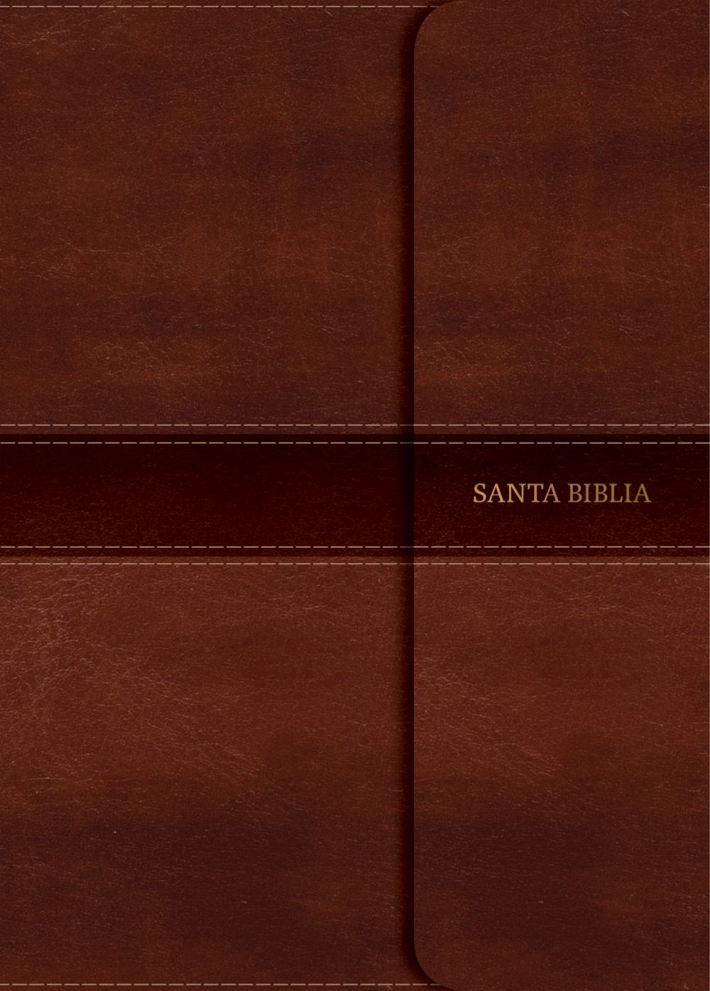 NVI Biblia Letra Gigante marron, simil piel con indice y solapa con iman (Spanish Edition)