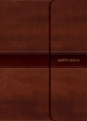 NVI Biblia Letra Gigante marron, simil piel con indice y solapa con iman (Spanish Edition)