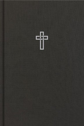 CSB Large Print Ultrathin Reference Bible, Charcoal Cloth-Over- Board, Black Letter ED