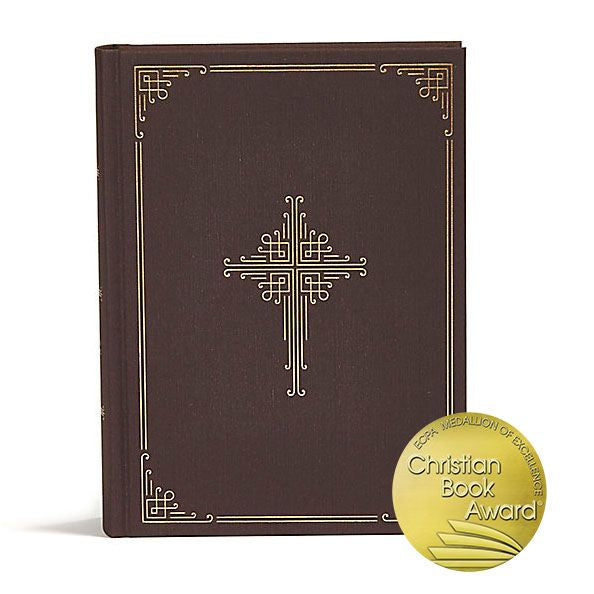 CSB Ancient Faith Study Bible, Brown Cloth-Over-Board, Black Letter, Church Fathers, Study Notes and Commentary, Articles, Profiles, Easy-to-Read Bible Serif Type