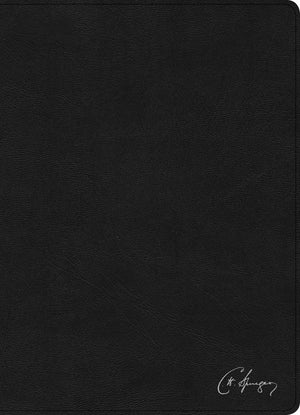 RVR 1960 Biblia de estudio Spurgeon, negro piel genuina (Spanish Edition)