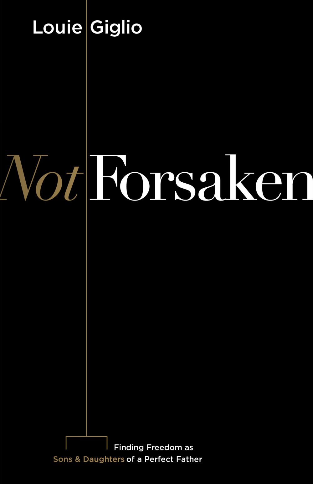 Not Forsaken: Finding Freedom as Sons & Daughters of a Perfect Father *Acceptable*