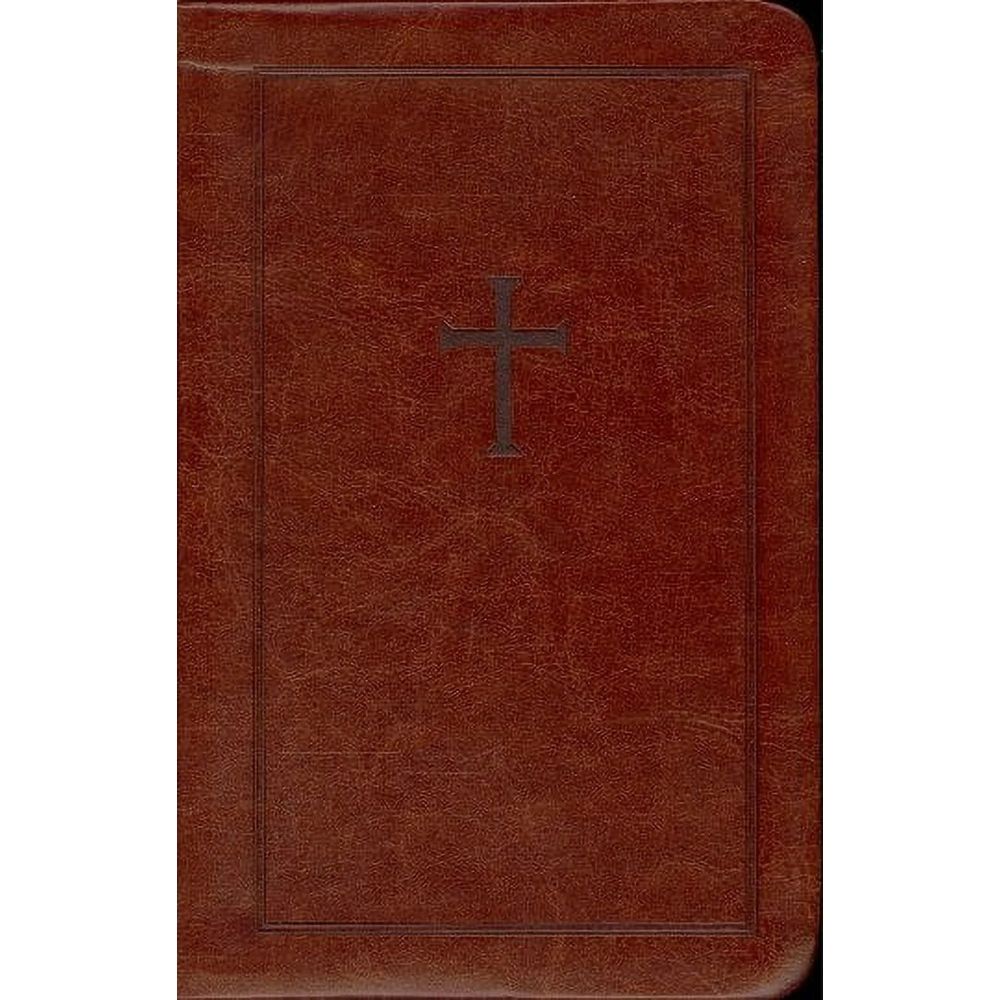 Biblia Compacta Letra Grande RVR 1960, marron, con referencias *Like New*