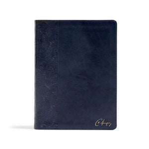 CSB Spurgeon Study Bible, Navy LeatherTouch, Black Letter, Study Notes and Commentary, Quotes, Sermons Outlines, Easy-to-Read Bible Serif Type *Like New*