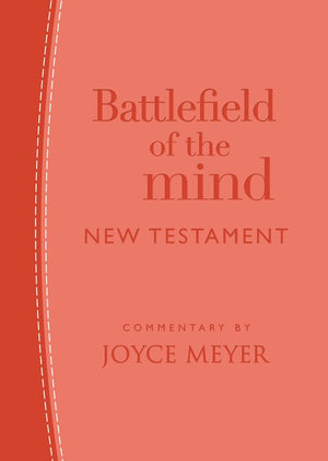 Battlefield of the Mind New Testament: Coral LeatherLuxe® *Very Good*