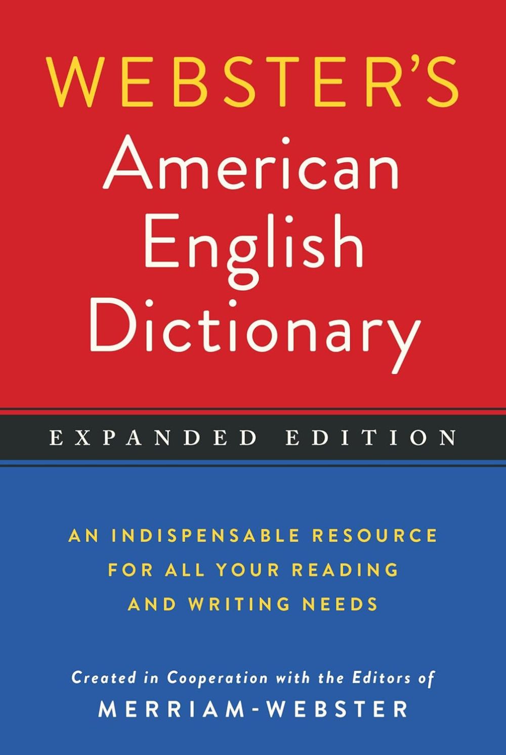 Webster's American English Dictionary, Expanded Edition, Newest Edition *Very Good*