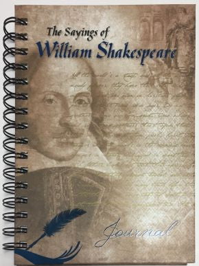 The Sayings of William Shakespeare Wire-O Journal Medium