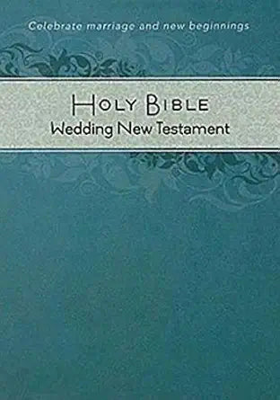 CEB Common English Bible Wedding New Testament, White Decotone cover image