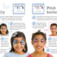 Face Painting: Over 30 faces to paint, with simple step-by-step instructions