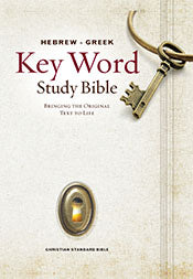 The Hebrew-Greek Key Word Study Bible: CSB Edition, Hardbound (Key Word Study Bibles) *Acceptable*