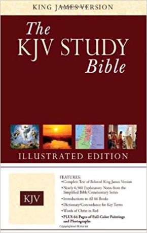 KJV Study Bible--Illustrated Edition: (King James Bible) *Like New*