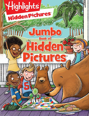 Jumbo Book of Hidden Pictures: Jumbo Activity Book, 200+ Seek-and-Find Puzzles, Classic Black and White Hidden Pictures Puzzles, Highlights Puzzle Book for Kids (Highlights Jumbo Books & Pads)
