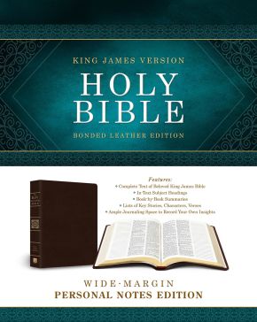 Holy Bible: Wide-Margin Personal Notes Edition: King James Version (Bonded Leather) (King James Bible) *Like New*