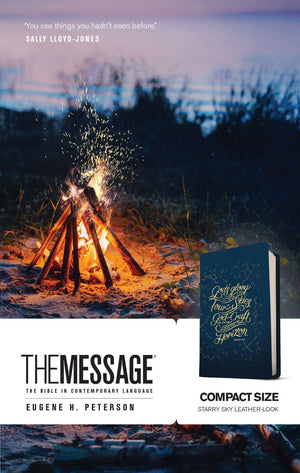 The Message Compact (Leather-Look, Starry Sky): The Bible in Contemporary Language