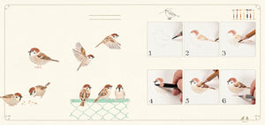 Drawing Cute Birds in Colored Pencil