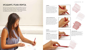 Love Colored Pencils: How to Get Awesome at Drawing: An Interactive Draw-in-the-Book Journal