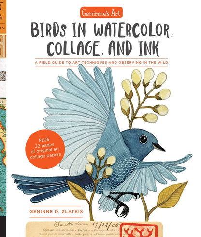 Geninne's Art: Birds in Watercolor, Collage, and Ink: A field guide to art techniques and observing in the wild