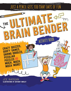 The Ultimate Brain Bender Activity Book (Just a Pencil Gets You Many Days of Fun) *Very Good*