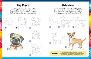 How to Draw Dogs & Puppies: Step-by-step instructions for 20 different breeds (Learn to Draw)