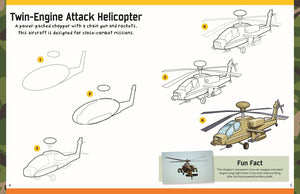 How to Draw Military Machines: Step-by-step instructions for 18 high-powered vehicles (Learn to Draw)