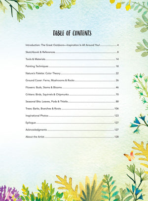 Nature Painting in Watercolor: Learn to paint florals, ferns, trees, and more in colorful, contemporary watercolor (Volume 7) (The Art of, 7)