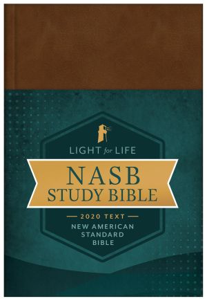 The Light for Life: Nasb, Golden Caramel, Study Bible *Very Good*