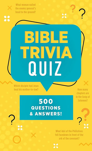 Bible Trivia Quiz: 500 Questions and Answers! cover image