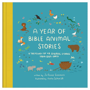 A Year of Bible Animal Stories: A Treasury of 48 Best-loved Stories from God's Word cover image