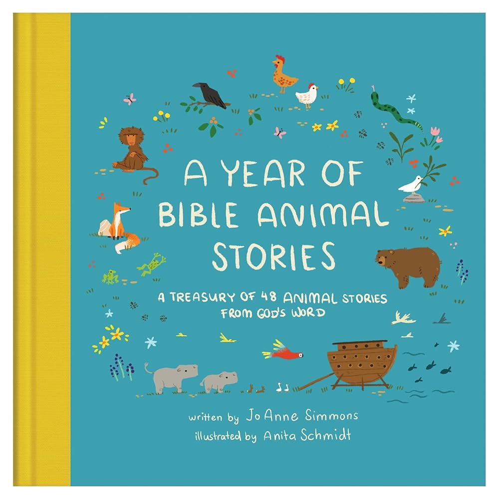 A Year of Bible Animal Stories: A Treasury of 48 Best-loved Stories from God's Word cover image