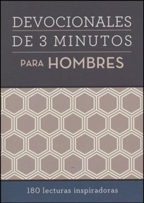 Devocionales de 3 minutos para hombres: 180 lecturas inspiradoras (Spanish Edition) *Very Good*
