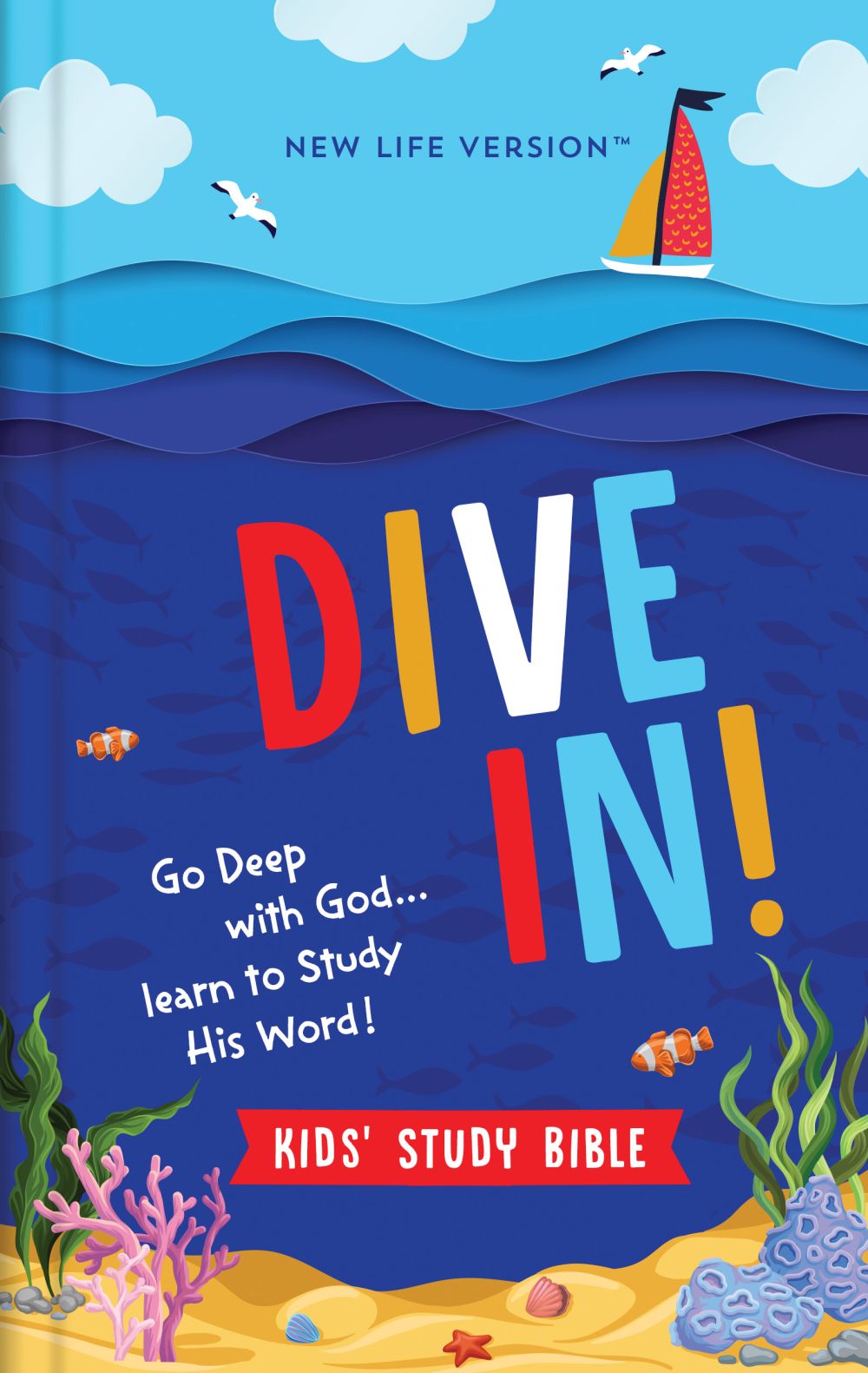 Dive In! Kids' Study Bible: New Life Version *Very Good*