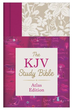 The KJV Study Bible: Atlas Edition [Wildflower Bouquet Thumb Indexed] *Very Good*