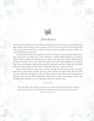 When Jesus Speaks to an Anxious Heart Devotional Journal *Very Good*