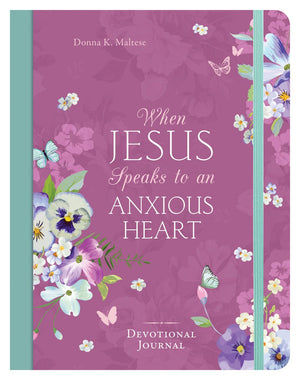 When Jesus Speaks to an Anxious Heart Devotional Journal *Very Good*