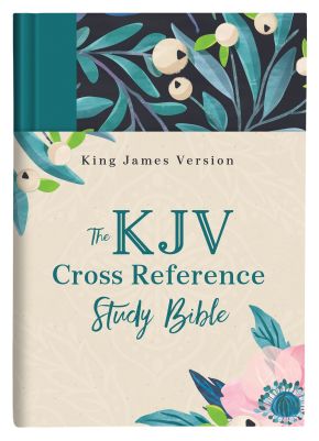 The KJV Cross Reference Study BibleÃ'¢â'€š'¬â'‚¬'¢Turquoise Floral *Very Good*