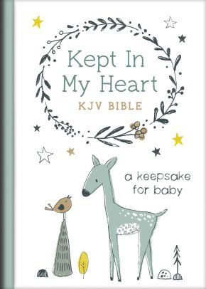 Kept in My Heart KJV Bible [Hazel Woodland]: A Keepsake for Baby *Very Good*
