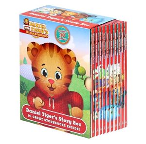 Daniel Tiger's Story Box - 10 Great Storybooks Inside! (Includes 30 Stickers) *Very Good*