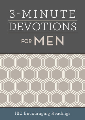 3-Minute Devotions for Men: 180 Encouraging Readings *Very Good*