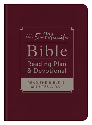 The 5-Minute Bible Reading Plan and Devotional: Read the Bible in Minutes a Day *Very Good*