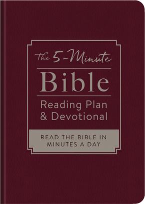 The 5-Minute Bible Reading Plan and Devotional: Read the Bible in Minutes a Day *Very Good*