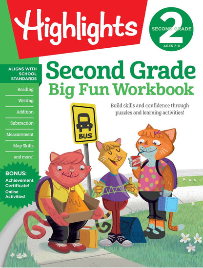 Second Grade Big Fun Workbook (Highlights Big Fun Activity Workbooks)