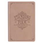 Standing Firm 365 Devotions on Leading Confidently and Living Victoriously, Faux Leather cover image
