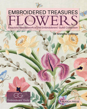 Embroidered Treasures: Flowers *Very Good*