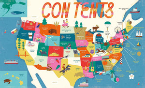 The 50 States: Explore the U.S.A. with 50 fact-filled maps! *Very Good*